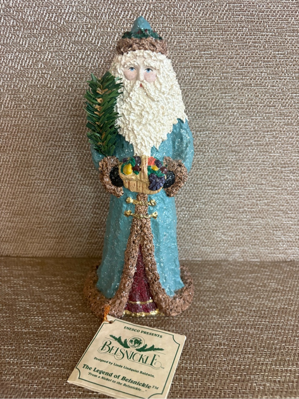 1998 Belsnickle Annual Santa Figurine 7.5” Linda Lindquist Baldwin In Box 45125